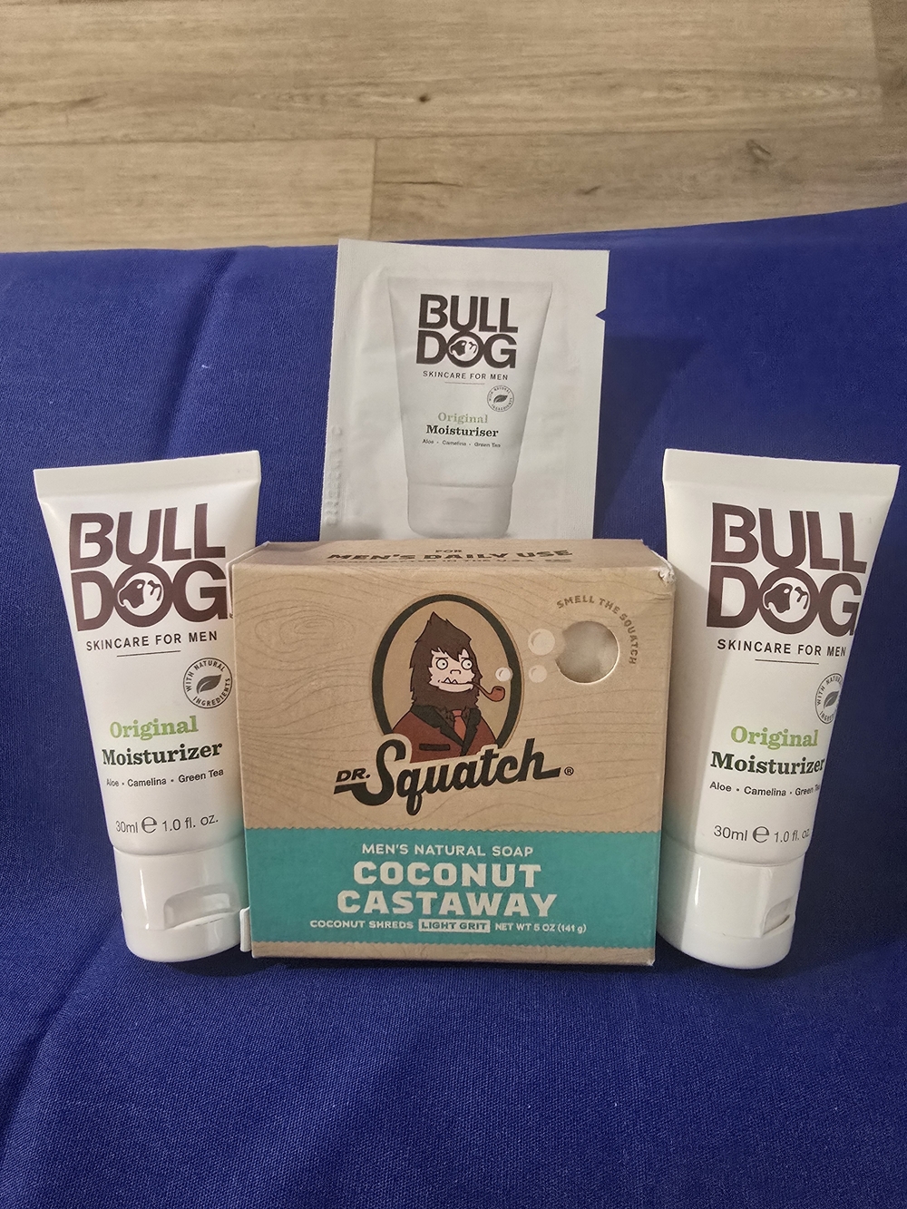 Bulldog Original Moisturizer for Men And Bar Soap.